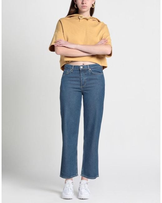 Rag & Bone Blue Medium Straight Leg Jeans