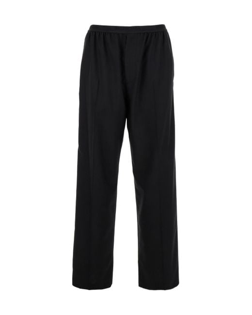 Balenciaga Black Elastic Waist Jogging Pants for men