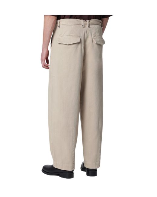 Entire studios Brown Casual Pants With Belt Loops for men