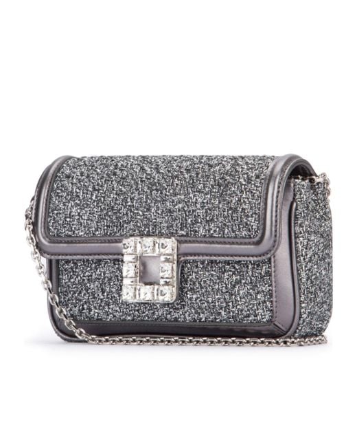 Roger Vivier Gray Evening Shoulder Bag