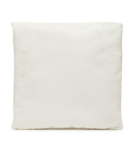 Bottega Veneta White Logo Square Clutch