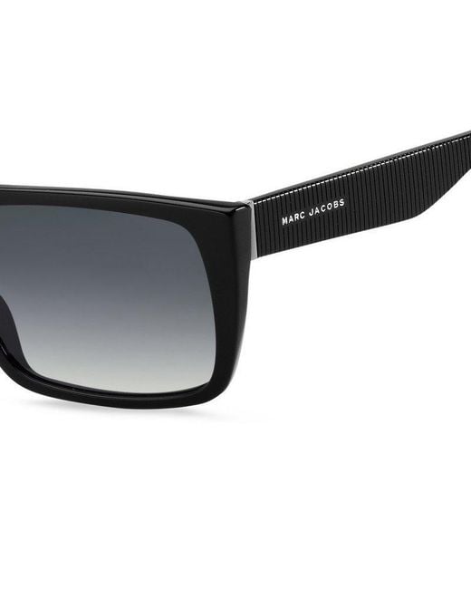 Marc Jacobs Gray Eyewear Rectangle Frame Sunglasses for men