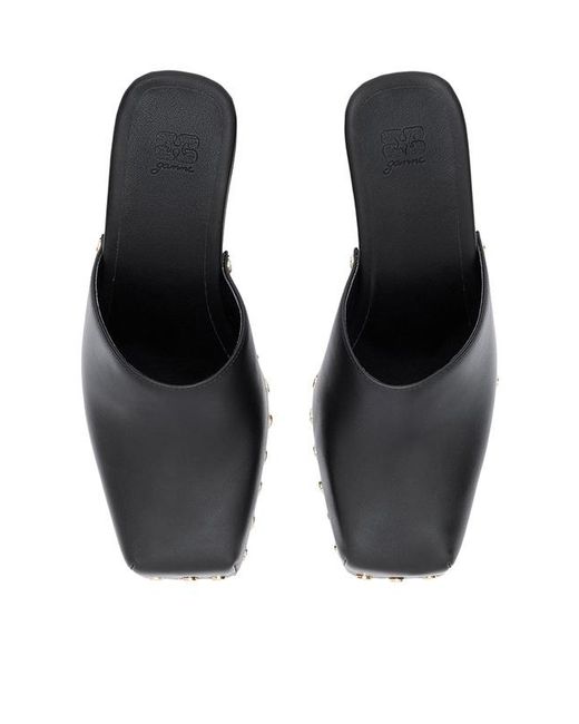 Ganni Black June Sabot Mule