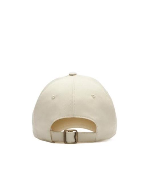 Burberry White Knight Tropical Gabardine Baseball Cap