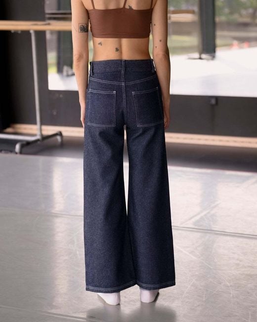 Baserange Blue Belt Loop Jeans