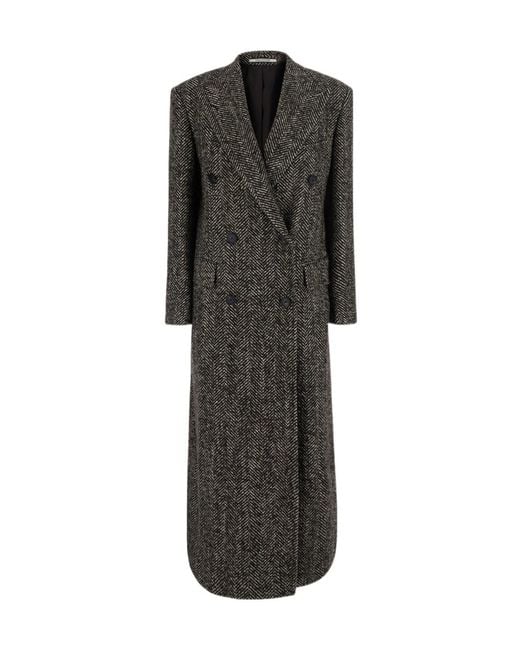 Tagliatore Black Long-Sleeved Coat