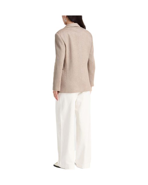 Brunello Cucinelli Natural Single- Blazer