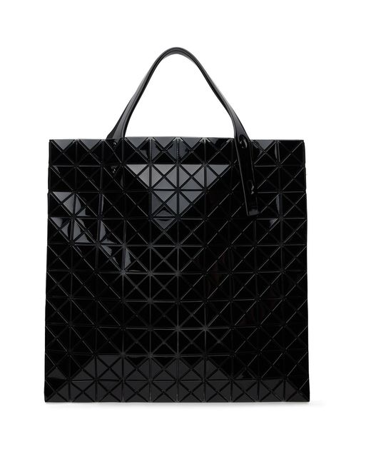 Issey Miyake Black Prism Top Handle Tote Bag