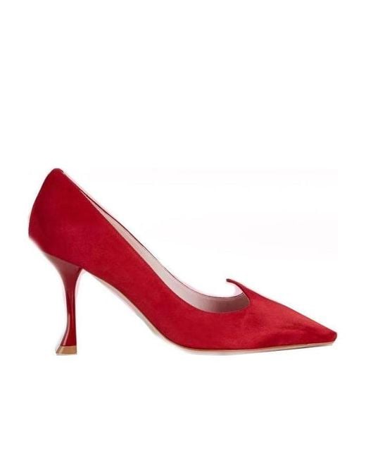 Roger Vivier Red I Love Vivier High Heels