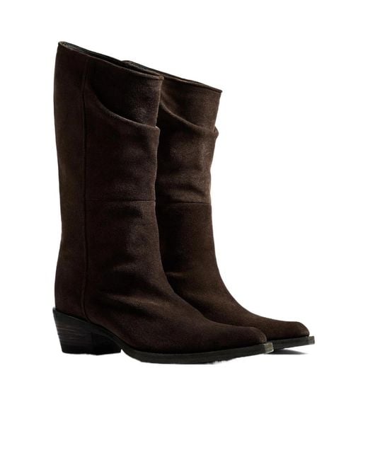 Khaite Brown Clive Boot