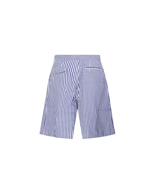 Comme des Garçons Blue Comme Des Garçons Shirt Pinstripe Bermuda Shorts for men