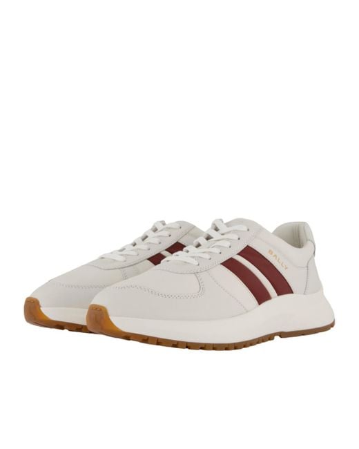 Bally Pink Laced Sneakers for men
