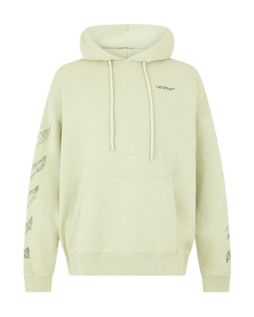 Off-White c/o Virgil Abloh White Scrib Diag Over-The-Head Hoodie for men