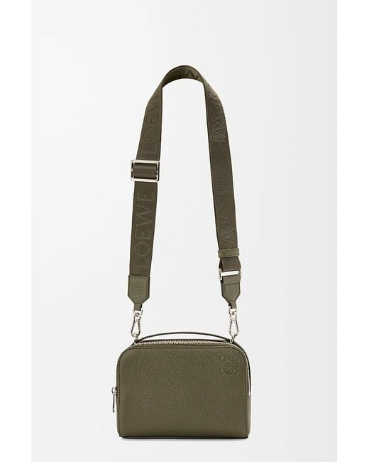 Loewe Green Mini Crossbody Camera Bag for men