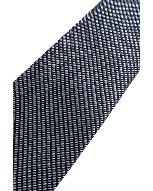 Brioni Blue Pointed-Tip Tie for men