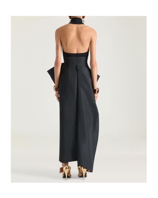 Givenchy Black Mock-Neck Knit Halter Top
