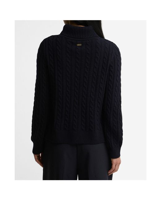 Barbour Black Collared Sweater