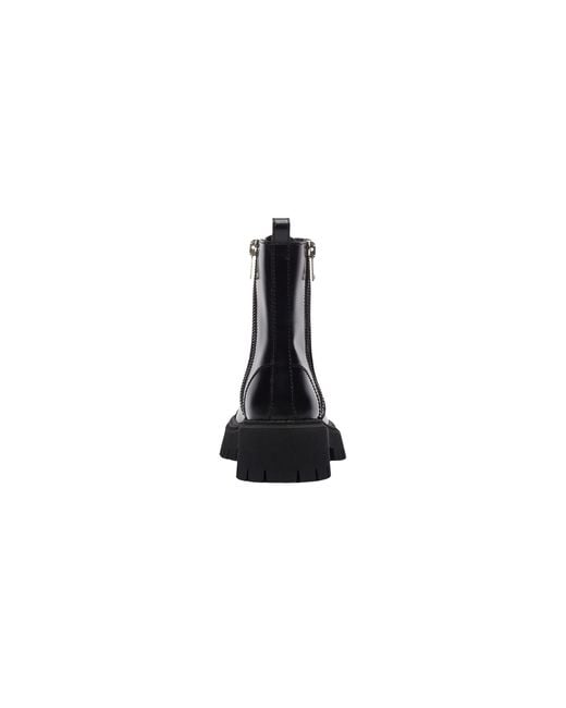 Balenciaga Black Tractor 20Mm Lace-Up Boot