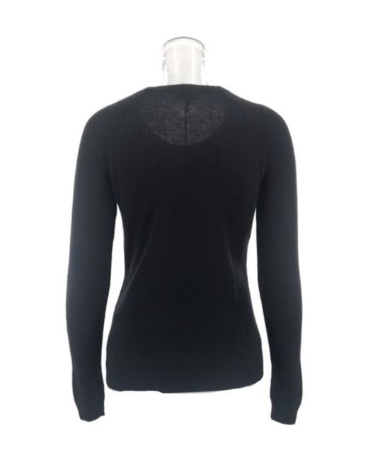 Armani Jeans Blue Round-Neck Long-Sleeved Sweater