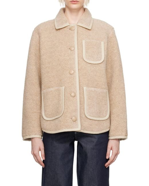 A.P.C. Natural Single-Breasted Jacket