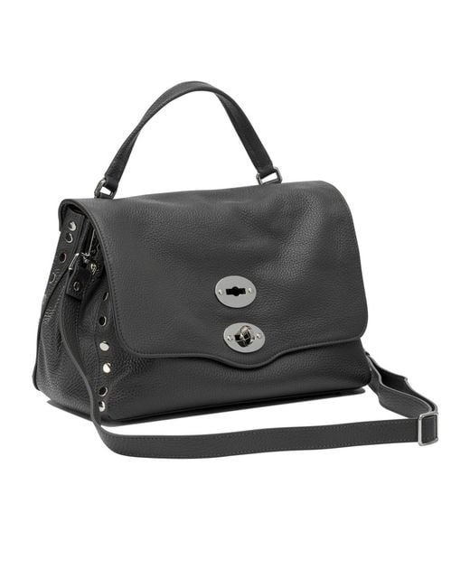 Zanellato Black Postina Daily Small Shoulder Bag