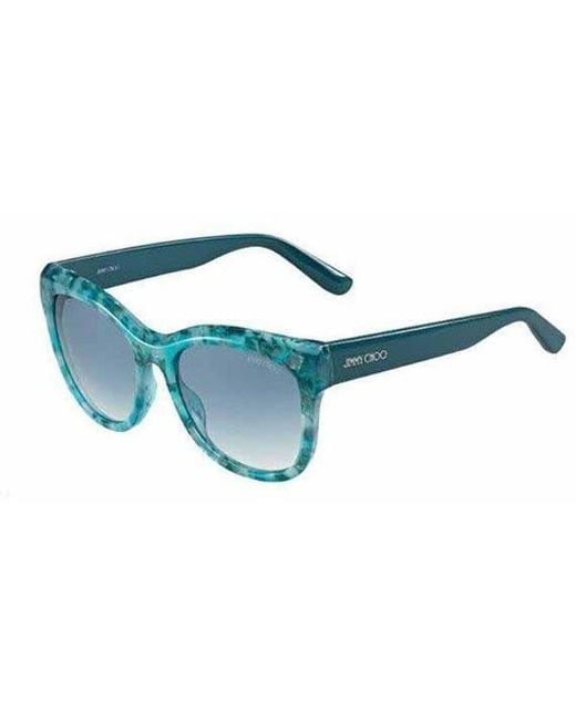 Jimmy Choo Blue Logo Sunglasses