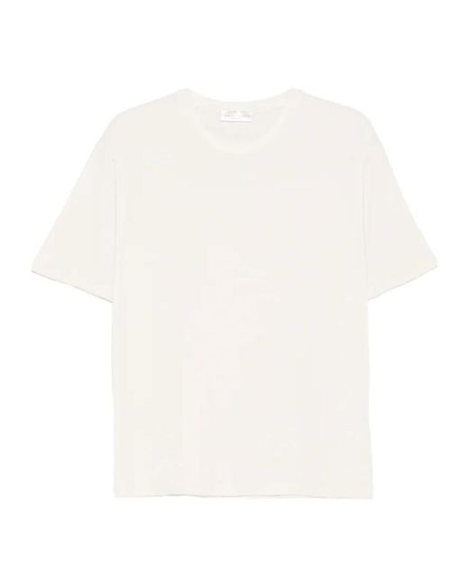 Roberto Collina White Short-Sleeved T-Shirt for men