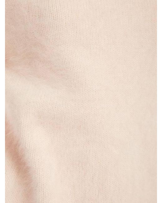 Blumarine Natural Long-Sleeved Sweater