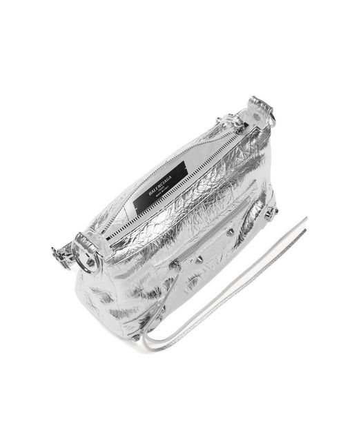 Balenciaga Gray Le City Mini Shoulder Bag