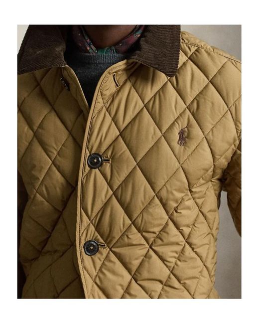 Polo Ralph Lauren Brown Quilted Jacket for men