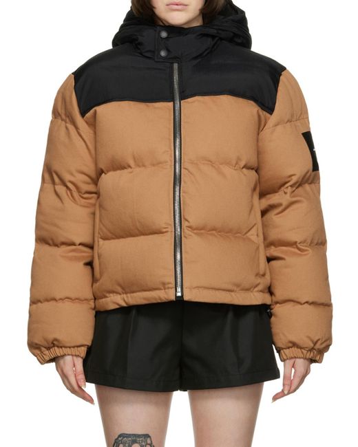 Alexander Wang Multicolor Logo Color-Block Cotton Jacket