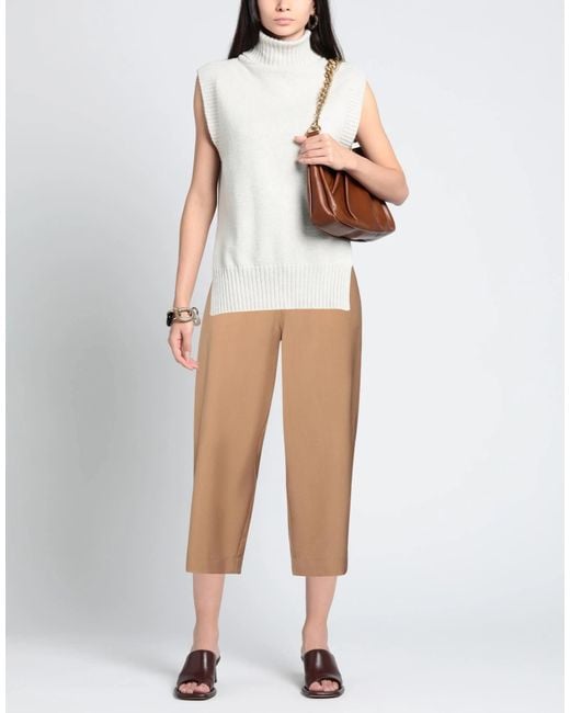 Marni Natural Lightweight Wool Trousers