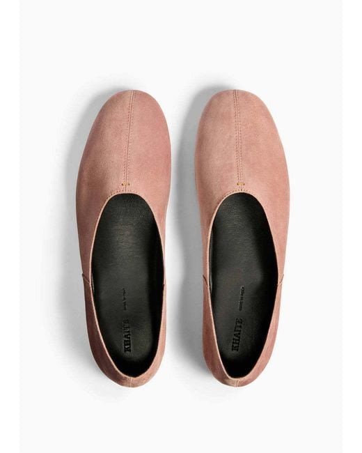 Khaite Brown Jane Ballet Flats