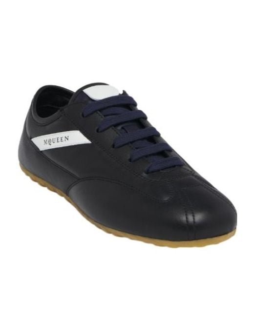 McQueen Black Boxe Low-Top Sneakers for men
