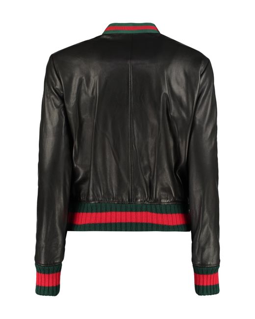 Gucci Black Knot Leather Coat