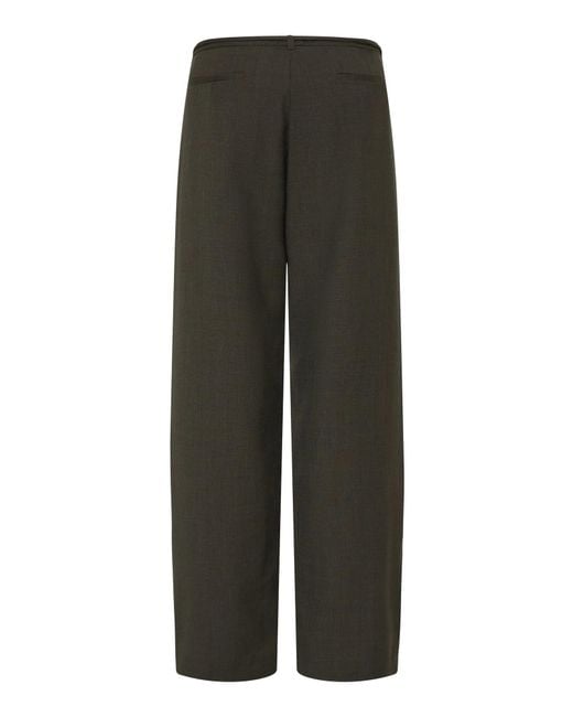 St. Agni Gray Piping Drawstring Casual Pants