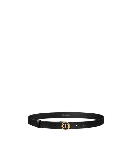 Dior White 30 Montaigne Circled Belt