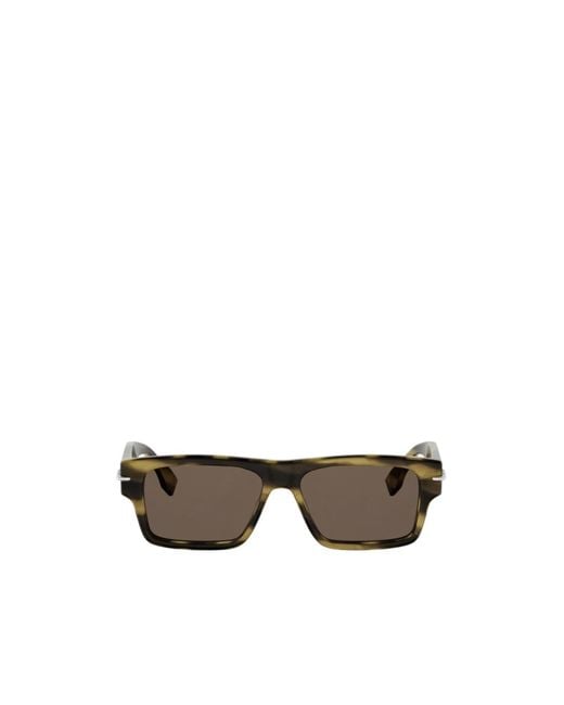 Fendi Multicolor Eyewear Rectangular Frame Sunglasses for men