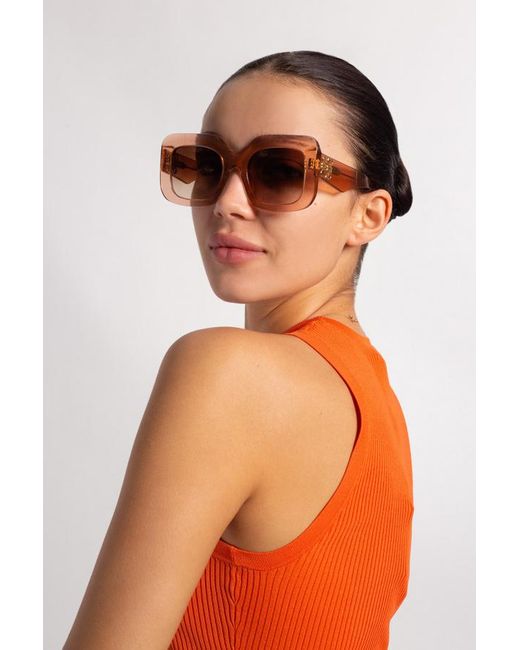 Loewe Pink Ultra-Large Square Sunglasses