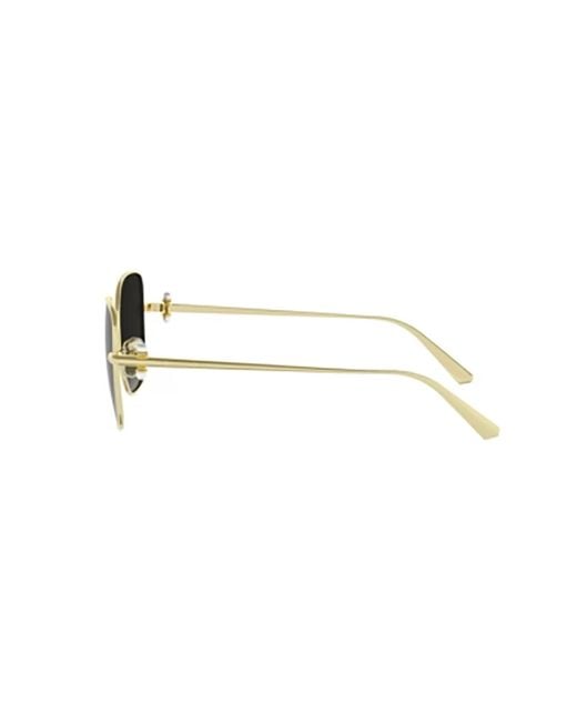 Dior Metallic Rectangular Sunglasses