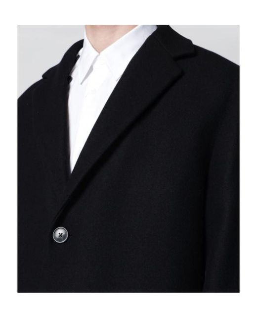 Dries Van Noten Black Long-Sleeved Coat for men