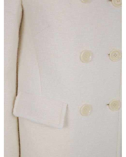 Aspesi Gray Buttoned Coat