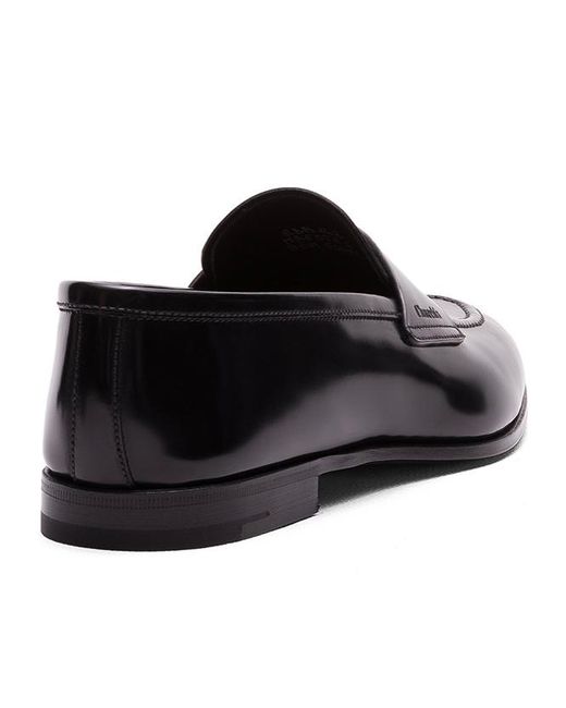 Church's Black Round-Toe Business Casual Shoes for men
