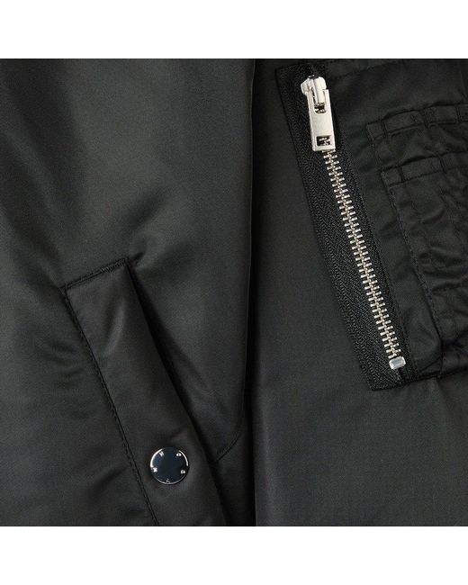 Hogan Black Zip-Up Long-Sleeved Reversible Jacket