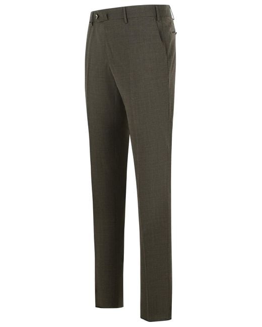 PT01 Gray Pt Torino Straight-Leg Slim Fit Pants for men