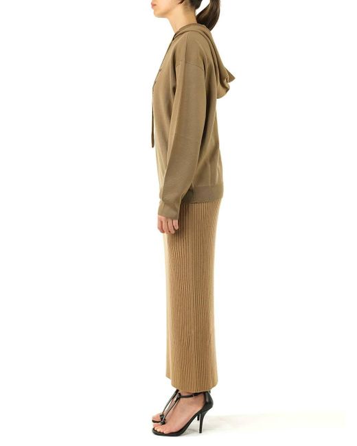 Max Mara Natural Edy Hooded Sweater