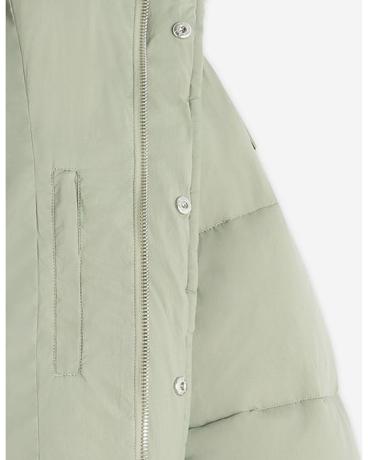 Maison Kitsuné Green Quilted Puffer Jacket for men