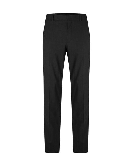 Boss Black Solid Color Casual Trousers for men