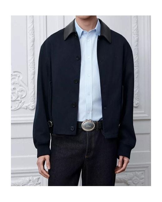 Dior Blue Blouson Jacket for men