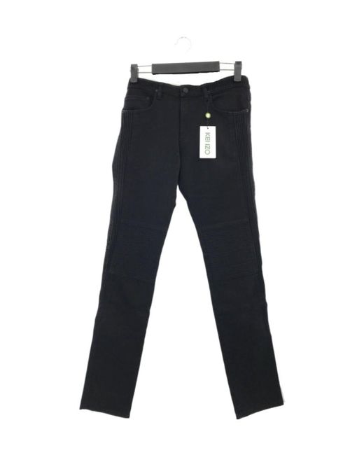 KENZO Blue Logo Jeans for men